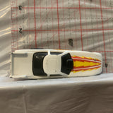 White Drag Racer Hot Wheels Loose Diecast Car 1/64 HO