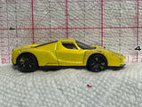 Yellow Enzo Ferrari 2002 Hot Wheels Diecast Car
