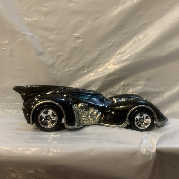 Black Batmobile DC Comics Hot Wheels Loose Diecast Car 1/64 HO