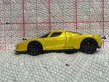 Yellow Enzo Ferrari 2002 Hot Wheels Diecast Car