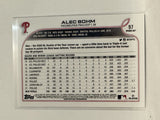 #97 Alec Bohm Future Stars Philadelphia Phillies 2022 Topps Opening Day Baseball Card