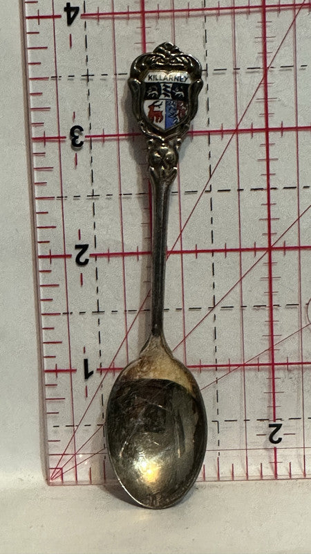 Killarney Ireland Crest Emblem Souvenir Spoon