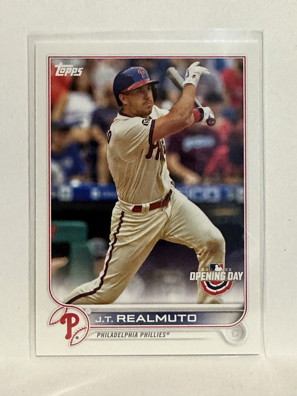 #59 J.T. Realmuto Philadelphia Phillies 2022 Topps Opening Day Baseball Card