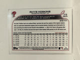 #210 Rhys Hoskins Philadelphia Phillies 2022 Topps Opening Day Baseball Card