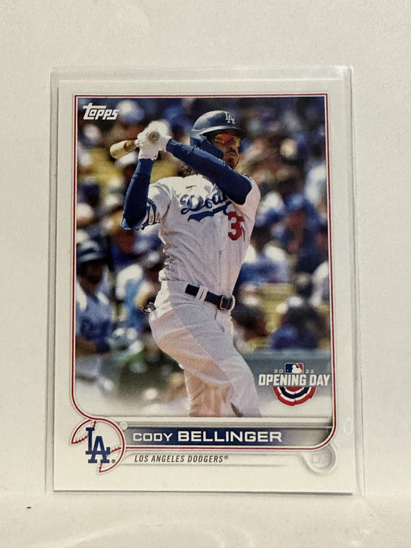 #53 Cody Bellinger Los Angeles Dodgers 2022 Topps Opening Day Baseball Card