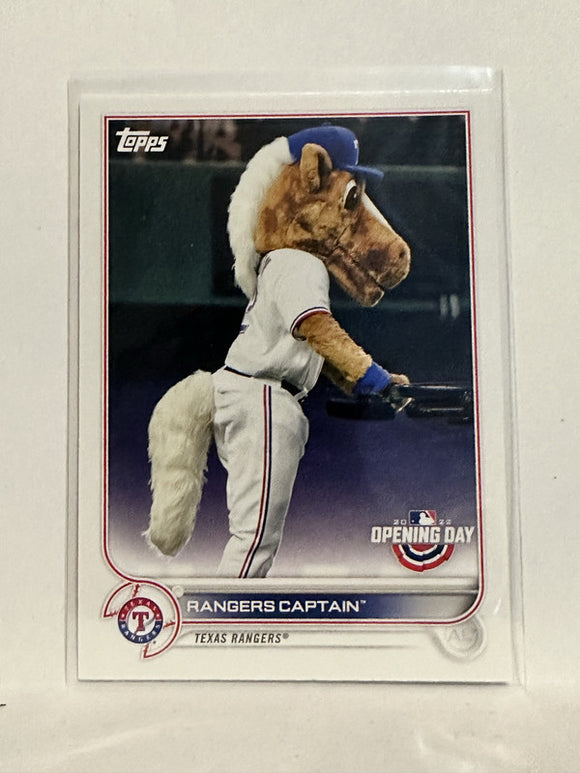 #M-22  Rangers Captain Texas Rangers 2022 Topps Opening Day Baseball Card