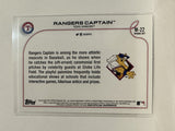 #M-22  Rangers Captain Texas Rangers 2022 Topps Opening Day Baseball Card