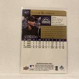 #627 Taylor Buchholz Colorado Rockies  Series 2 2009 Upper Deck Baseball Card A2K