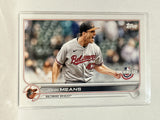 #112 John Means Baltimore Orioles 2022 Topps Opening Day Baseball Card