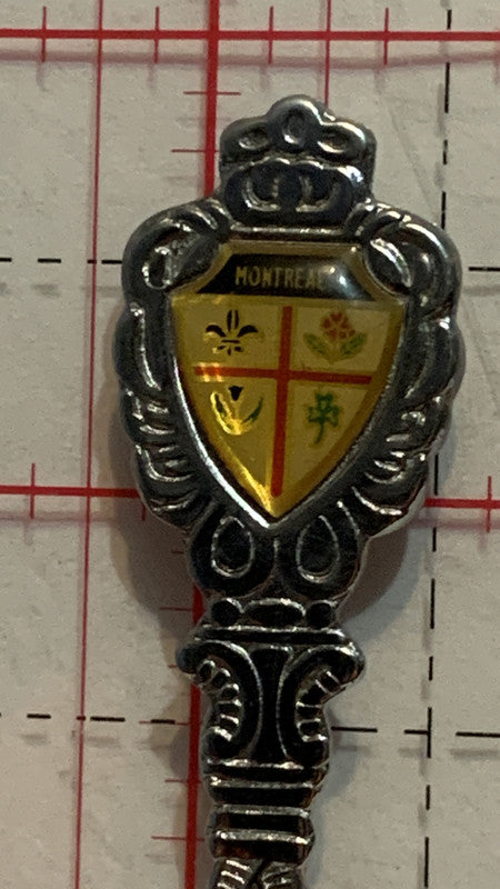Montreal Crest Emblem Quebec   Souvenir Spoon