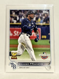 #208 Wander Franco All Star Rookie Tampa Bay Rays 2022 Topps Opening Day Baseball Card