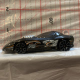 Black Silhouette Hot Wheels Loose Diecast Car 1/64 HP