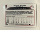 #213 Rafael Devers Boston Red Sox 2022 Topps Opening Day Baseball Card