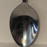 Lethbridge Alberta Wild Rose Flower collectable Souvenir Spoon PJ