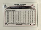 #152 Yadier Molina St Louis Cardinals 2022 Topps Opening Day Baseball Card