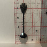 Lethbridge Alberta Wild Rose Flower collectable Souvenir Spoon PJ