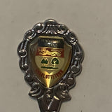 Charlottetown Prince Edward Island Crest emblem collectable Souvenir Spoon PJ
