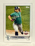 #157 Marco Gonzales Seattle Mariners 2022 Topps Opening Day Baseball Card