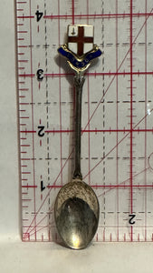 London England Flag Crest Emblem Souvenir Spoon