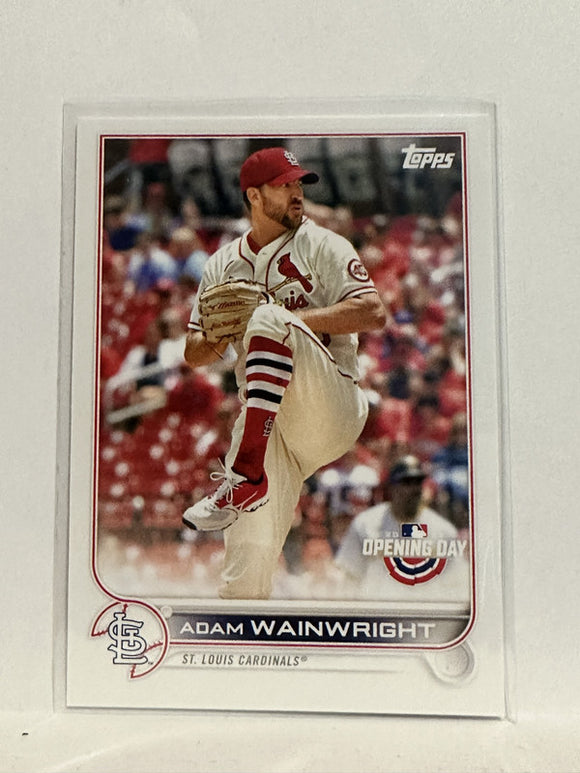 #94 Adam Wainwright St Louis Cardinals 2022 Topps Opening Day Baseball Card