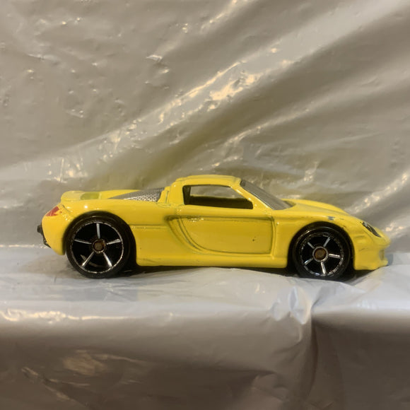 Yellow Porsche Carrera GT Hot Wheels Loose Diecast Car 1/64 HP