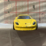 Yellow Porsche Carrera GT Hot Wheels Loose Diecast Car 1/64 HP