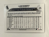 #155 Luis Robert Chicago White Sox 2022 Topps Opening Day Baseball Card