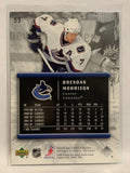 #99 Brendan Morrison Vancouver Canucks 2005-06 Upper Deck Rookie Update Hockey Card