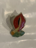 Smoking Lips Lapel Hat Pin CZ
