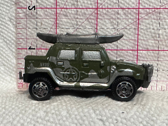 Green Camo Army Rescue Camping Hummer Unbranded  Diecast Car