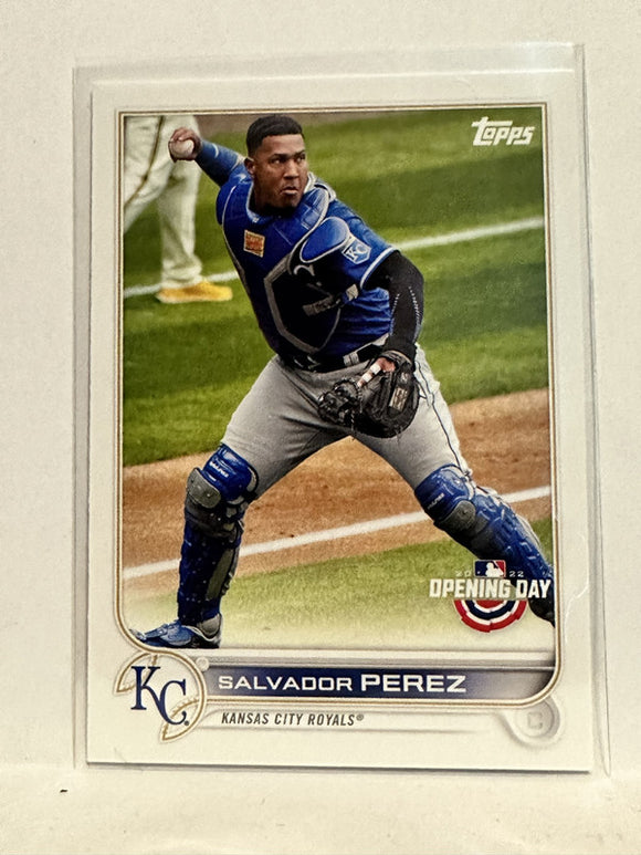 #215 Salvador Perez   Kansas City Royals 2022 Topps Opening Day Baseball Card