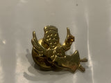 Praying Guardian Angel Lapel Hat Pin CZ
