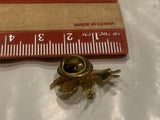 Praying Guardian Angel Lapel Hat Pin CZ