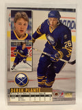 #27 Derek Plante Buffalo Sabres 1994-95 Fleer Ultra Hockey Card