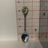 Hanna Alberta May Lily of the Valley Flowers collectable Souvenir Spoon PJ