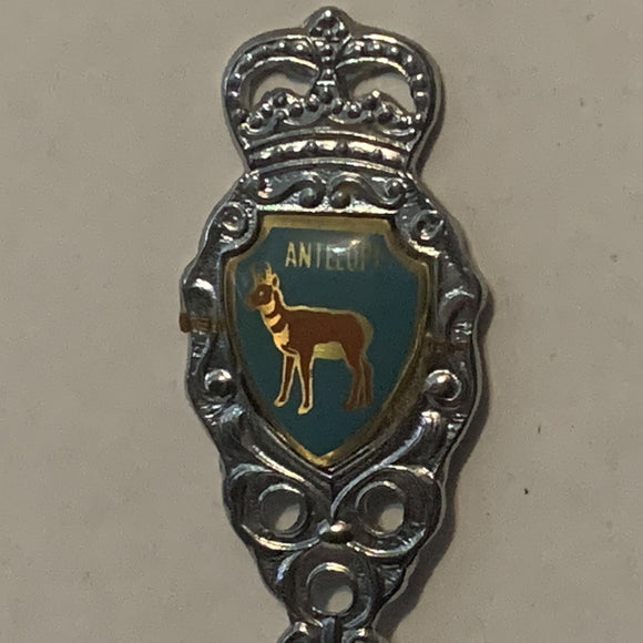 Cypress Park Pronghorn Antelope collectable Souvenir Spoon PJ