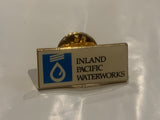Inland Pacific Waterworks Logo Lapel Hat Pin CZ
