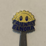 Friendly Elnora Sun Alberta collectable Souvenir Spoon PJ