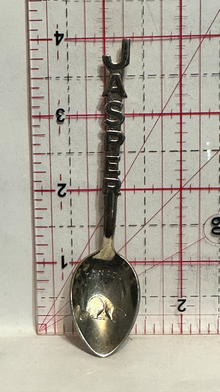 Jasper Alberta Beaver Canada Souvenir Spoon