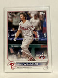 #137 Luke Williams Rookie Philadelphia Phillies 2022 Topps Opening Day Baseball Card