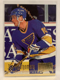 #187 Jim Montgomery St Louis Blues 1994-95 Fleer Ultra Hockey Card