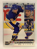 #187 Jim Montgomery St Louis Blues 1994-95 Fleer Ultra Hockey Card