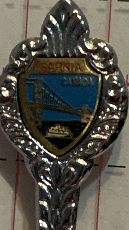 Sarnia Canada Bridge Spoon Canada Ontario japan  Souvenir Spoon