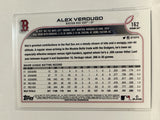 #162 Alex Verdugo   Boston Red Sox 2022 Topps Opening Day Baseball Card