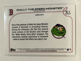 #M-2 Wally The Green Monster Boston Red Sox 2022 Topps Opening Day Baseball Card
