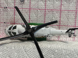White Wildlife Rescue Mission Chopper 2003 Matchbox Diecast Car