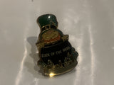 Luck of the Irish Lepracahn Pot of Gold Lapel Hat Pin CZ
