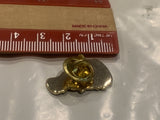 Luck of the Irish Lepracahn Pot of Gold Lapel Hat Pin CZ