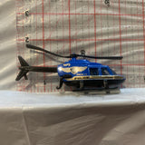 Blue Police Helicopter Hot Wheels Loose Diecast Car 1/64 HQ