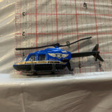 Blue Police Helicopter Hot Wheels Loose Diecast Car 1/64 HQ